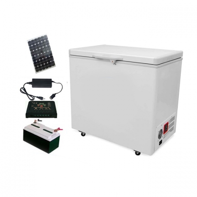 Congelador de cofre solar 208L 12 / 24V DC Off Grid